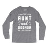 i have two titles aunt and dogmom and i rock them both Long Sleeve Shirts