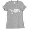 what a difference a snow day makes Ladies Fitted T-Shirt