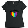 Hella Gay Women's Triblend Scoop T-shirt