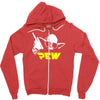 pew yoda wars funny Zipper Hoodie