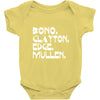 bono clayton edge mullen Baby Onesie