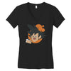 kaka carrot cake Women's V-Neck T-Shirt