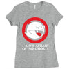 i ain't afraid of no ghost Ladies Fitted T-Shirt