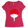uchiha clan symbol Women's Triblend Scoop T-shirt