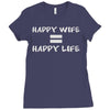 happy life Ladies Fitted T-Shirt