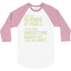 10 kinds of people binary 3/4 Sleeve Shirt