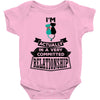 I Am Cat Actually In A Very Commited Relationship Baby Onesie