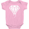 dripping diamond logo Baby Onesie