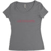 i love you but if zombies cgase us i'm tripping you Women's Triblend Scoop T-shirt