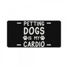 pet dog ladies slogan License Plate