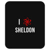 i heart sheldon Mousepad