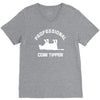 pro cow tipper tipping funny V-Neck Tee