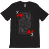 king of hearts playing card T-Shirt