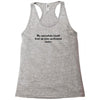 neuroscience humor Racerback Tank