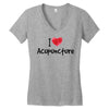 I Love Acupuncture Women's V-Neck T-Shirt
