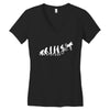 bike evolotions Women's V-Neck T-Shirt