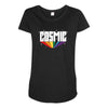 Cosmic Maternity Scoop Neck T-shirt