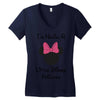 I'm Having a Little Disney Princess Women's V-Neck T-Shirt