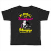my pitbull is a sweetheart Toddler T-shirt