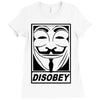 disobey Ladies Fitted T-Shirt
