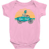 ride and surf Baby Onesie