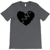 broken heart xxx black T-Shirt