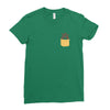 Heart Pocket Ladies Fitted T-Shirt