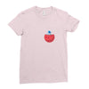 Mars and Astronaut Ladies Fitted T-Shirt