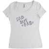 sad but Women's Triblend Scoop T-shirt