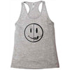 smiley dissection Racerback Tank