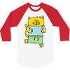 meow is running 3/4 Sleeve Shirt