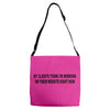 clients think i'm working web site design funny computer nerd geek shi Adjustable Strap Totes