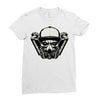 gas mask Ladies Fitted T-Shirt