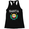 santa christmas Racerback Tank