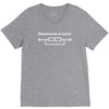 resistance is futile funny V-Neck Tee