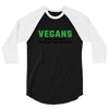 Vegans We're Not Crazy We're Just From The Future 3/4 Sleeve Shirt