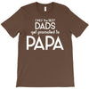 Only the Best Dads get Promoted to Papa T-Shirt
