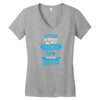 My Dad Is Totally My Most Favorite Guy Women's V-Neck T-Shirt