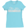 mom hair don't care Ladies Fitted T-Shirt