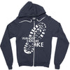 wander explore hike Zipper Hoodie
