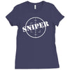 sniper fun Ladies Fitted T-Shirt