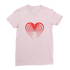 love red Ladies Fitted T-Shirt
