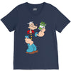 popeye spinach retro mens funny V-Neck Tee