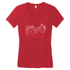 horror hands Women's V-Neck T-Shirt