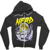 astronaute nerd Zipper Hoodie