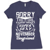 This Girl Is Taken By A Super Sexy November Boyfriend Ladies Fitted T-Shirt
