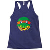 pizza turtle Racerback Tank