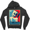 marshmello hope poster Zipper Hoodie