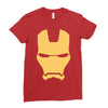iron man mask avengers marvel comics gift Ladies Fitted T-Shirt