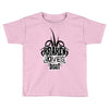 Kraken Loves Boat Toddler T-shirt